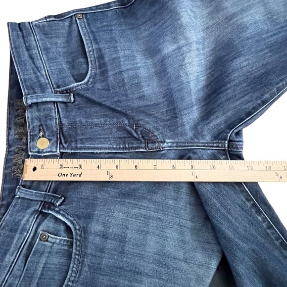 Mavi Jeans Matt Mens 31x32 Relaxed Straight Leg Blue Med Wash Stretch Denim - Picture 12 of 13